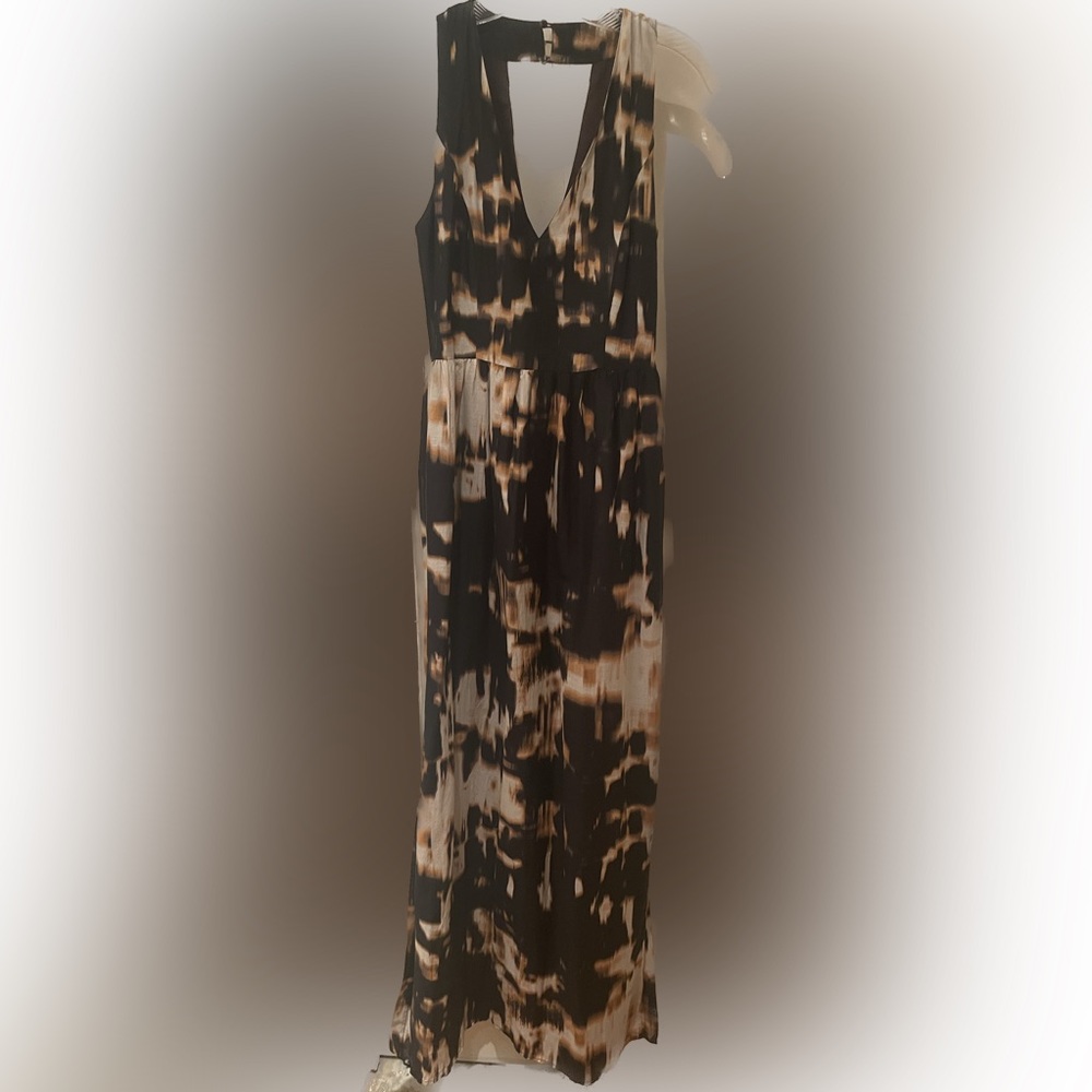 MM Couture by Miss Me Watercolor Floral Maxi Dress